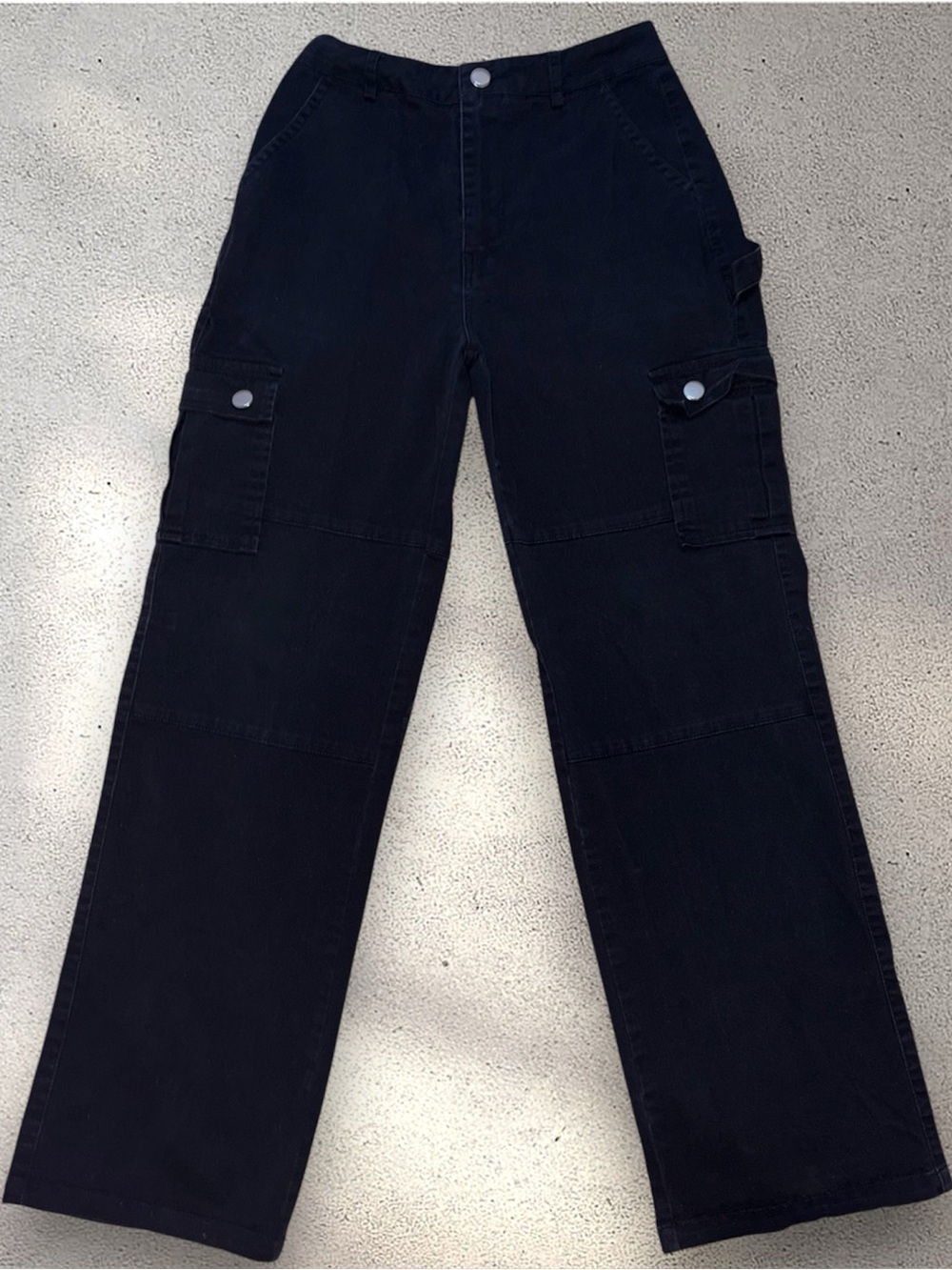 H&M Women’s Black Cargo Pocket Pants Size XS